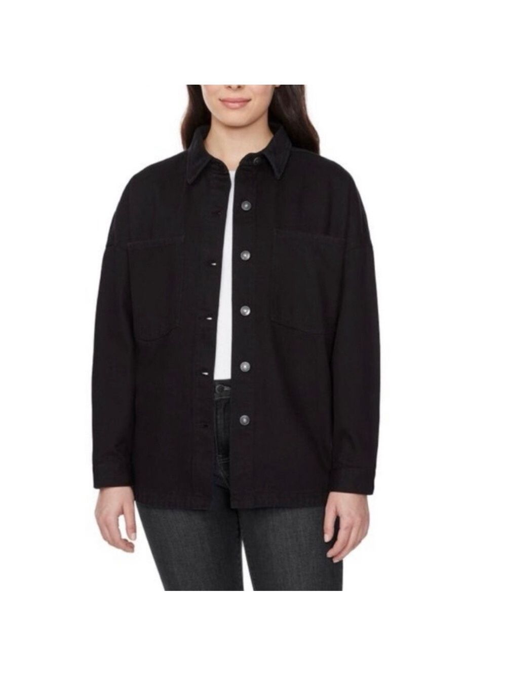 Hudson Jeans Black Jean Jacket